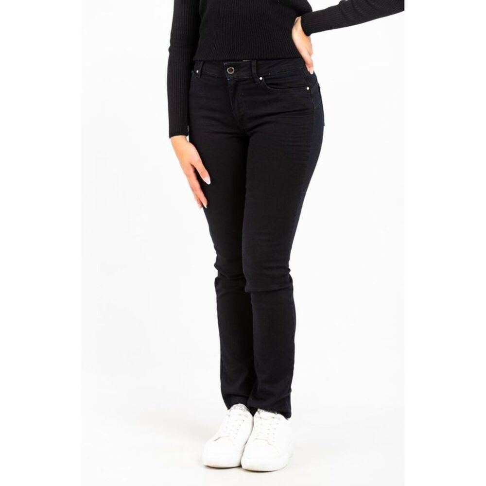 Gas Black Cotton Slim Fit Women's Jeans